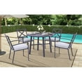 thumbnail image 2 of Belmont Home San Marino 42" Round Aluminum Outdoor Dining Table in Black, 2 of 14