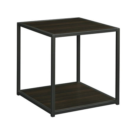 Altra Canton Cave End Table With Metal Frame Espresso Slender Altra Canton Cave End Table With Metal Frame Espresso Slender Accent Fits Perfectly Next To Your Couch Or Use It