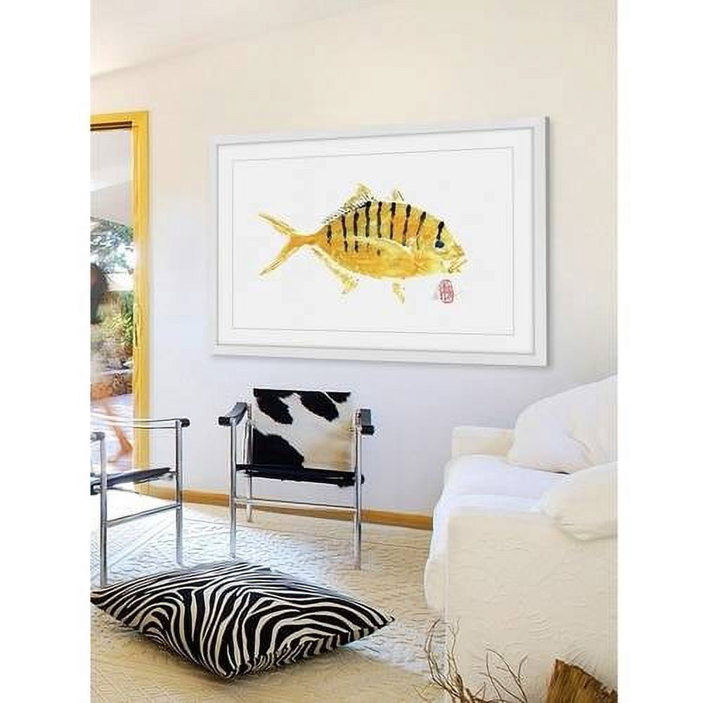 "Golden Trevally" Framed Painting Print