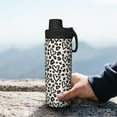 thumbnail image 7 of Goofa Heart Leopard Print 18oz Sports Insulated Kettle With Straw Water Bottle Sports Water Bottle For Running Hiking Cycling Climbing Mans Womans, 7 of 7