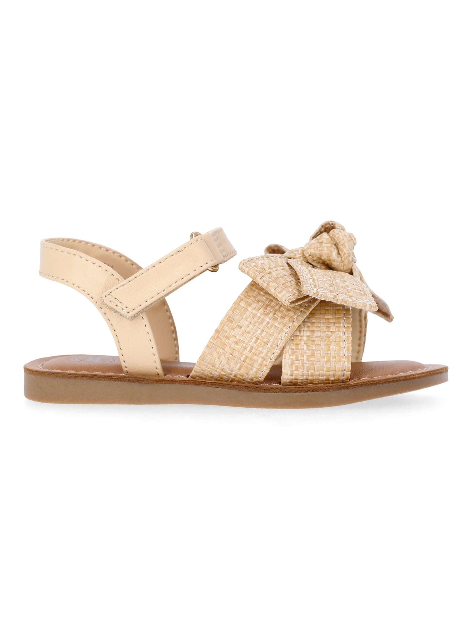 Wonder Nation Toddler Girls Bow Sandals