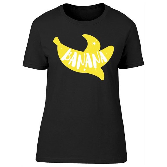 Banana Doodle Pop Art  T-Shirt Women -Image by Shutterstock, Female Large