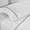White-Light Teal, variant on Superior Riverton Embroidered Cotton Bed Sheet Set, California King, White/Black