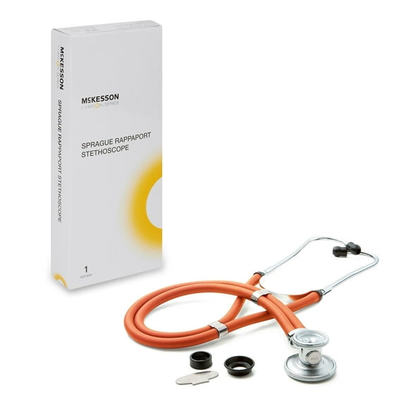 McKesson Orange Sprague Stethoscope, 22 inches, 1 Ct