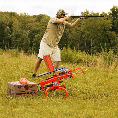 50 Clay Capa Do-All Outdoors Fowl Play Automatic Clay Pigeon Skeet Thrower Trap 