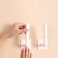 thumbnail image 4 of Billuyoard L-Shape Punch-Free Hooks Professional Door Wall Holder Hats Multifunctional Hanger Racks Mounted Self-adhesive Storage Type1 NO1, 4 of 6