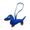 thumbnail image 2 of Aminojy 3D Animal Bag Charm - Plush Stuffed Wiener Dog Keychain for Women/Girls, Fashionable PU Leather Dog Lover Gift, Home & Travel Decoration, 2 of 6