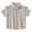 Coffee, variant on Kids Fashion Blouse Boys Casual Clothes Short Sleeve Trendy Summer Plaid Shirt Coat Outwear Stylish New Dailywear Classic Tops