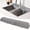 Gray, variant on Upgraded 30-Inch Silicone Sink Splash Guard - Non-Slip Faucet Protector for Kitchen & Bathroom
