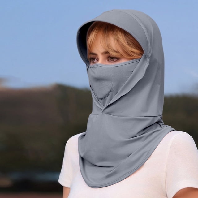 Foulard de Protection Solaire Respirante Légère Cache-Cou Extérieur pour Femmes Hommes Été Cyclisme Randonnée Protection Solaire