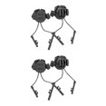 thumbnail image 2 of Sidaley Adaptador de riel para auriculares de casco, cascos de caza, soporte giratorio de 360 ​​grados para auriculares, equipo para Type2 NO2, 2 of 6
