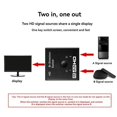 thumbnail image 2 of Interruptor de Dos Vías, Dos Entradas y una Salida, Convertidor de Computadora de Alta Definición 4k, Distribuidor en Dos, Señal de Conmutación AB, 2 of 5