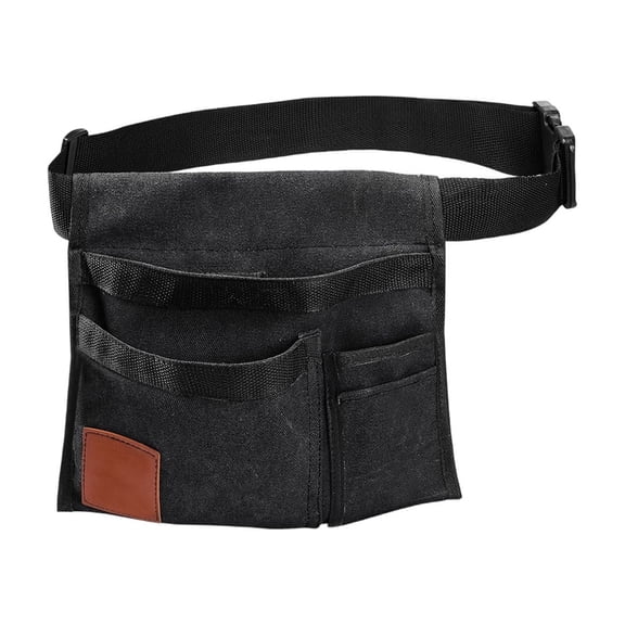Lumxatz Nnndbs Multi Pocket Tool Apron Belt, Heavy Duty Electrician Work Pouch with Adjustable Waist, Utility Storage Organizer for Carpenter Gardener Construction,A