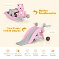 thumbnail image 5 of Costway 4-in-1 Rocking Horse & Slide Set Toddler Slide Playset w/Basketball Hoop, 5 of 12