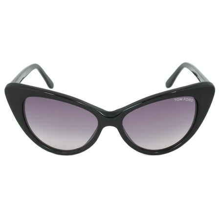 UPC 664689460571 product image for Tom Ford Sunglasses Nikita / Frame: Shiny Black Lens: Smoke Gradient | upcitemdb.com