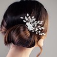 thumbnail image 4 of Miangastore Bridal Hair Comb Rhinestone Bride Headpiece Bridesmaid Hair Piece Wedding Hair Accessory, 4 of 9