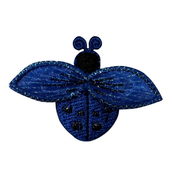 ID 1616J Ladybug Fly Patch Garden Beetle Insect Bug Embroidered Iron On Applique
