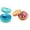 Blue,Red dumpling, variant on Pink Glitter Dumpling Case for Adults - 2026 Mystery Dumpling Stress Ball Cute Smile Face Bun Squeeze Hand Ornaments with Box, Novelty Desktop Decor Birthday Gifts 2 PC