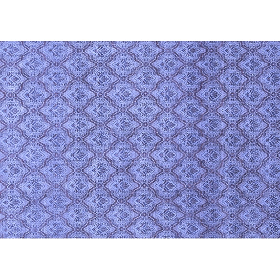 Ahgly Company Indoor Rectangle Abstract Blue Modern Area Rugs, 7' x 9'