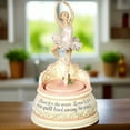 thumbnail image 2 of Ballet Collection Joseph's Studio Exclusive Revolving Ballerina Musical Figurine with a Verse Shoot for The Moon Land Among The Stars, 7.25-Inch, 2 of 2