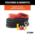 thumbnail image 6 of CURT 56496 Weather-Resistant Powered 3-to-2-Wire Splice-in Trailer Tail Light Converter, 4-Pin Wiring Harness, 6 of 6