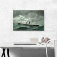 thumbnail image 2 of ARTCANVAS The S.S. Philadelphia at Sea Canvas Art Print by Antonio Jacobsen - Size: 26" x 18" (0.75" Deep), 2 of 9