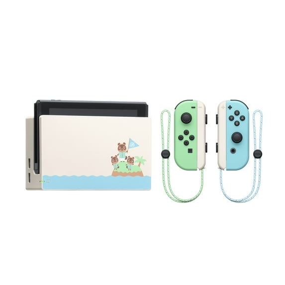 Restored Nintendo Switch Animal Crossing: New Horizons Edition 32GB Console - Green/Blue HADSKEAAA (Refurbished)
