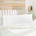 thumbnail image 1 of PiccoCasa 2Pcs Body Pillowcases Microfiber Pillow Covers, Jumbo Snow White, 1 of 8