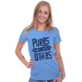 thumbnail image 4 of Crazy Cat Lady Purrs Well With Others Women's T Shirt Ladies Tee Brisco Brands 2X, 4 of 6