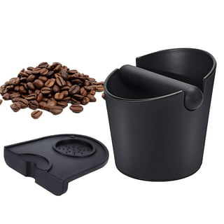 Homeffect iSH09-M674009mn Knock Box with Improved Handling - Innovative  Espresso Tools - Coffee Knock Box Espresso, Black - Espresso Machine  Accessories