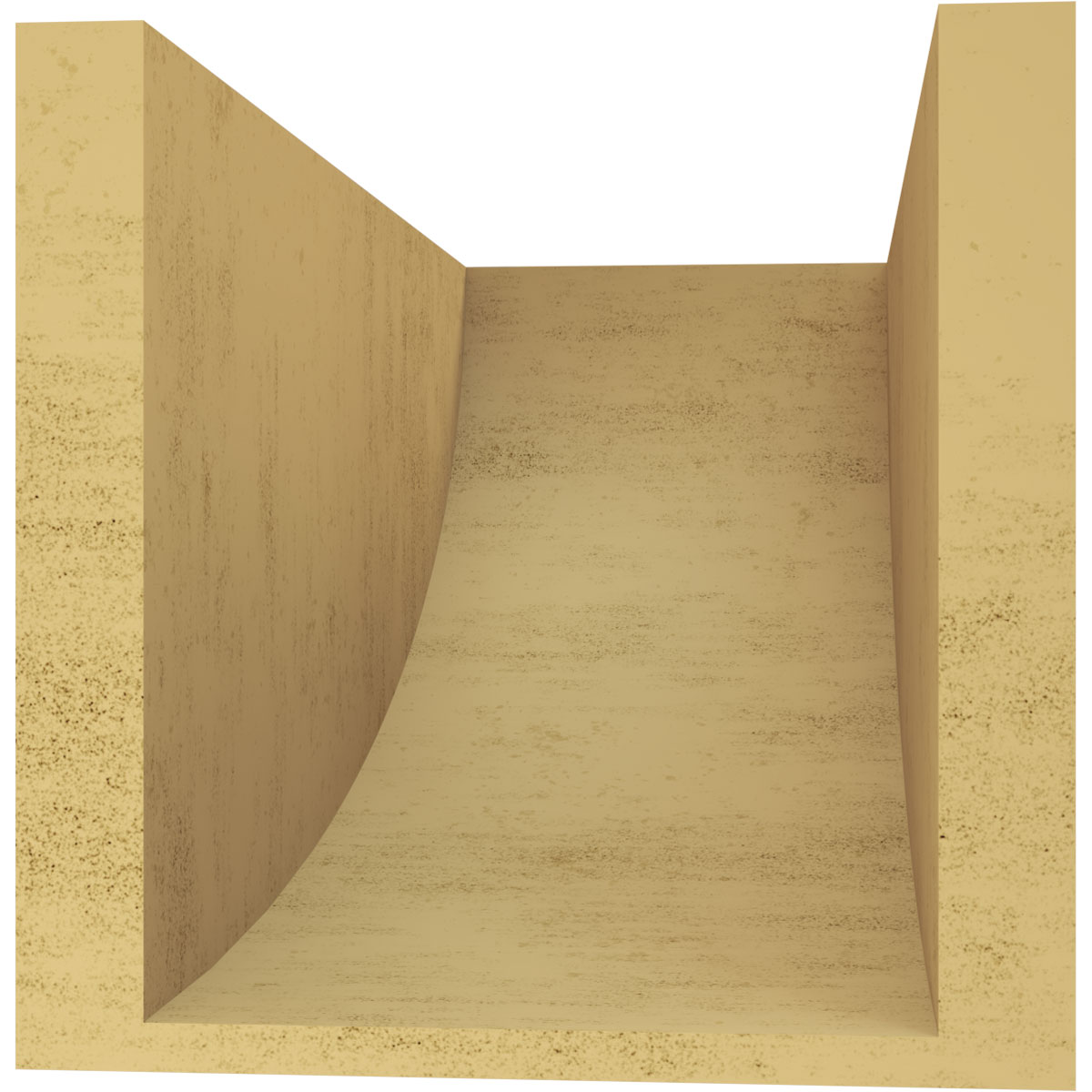 8"W x 16"D x 8"H Wide Durham Rough Cedar Woodgrain TimberThane Corbel, Primed Tan