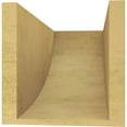 thumbnail image 4 of 8"W x 16"D x 8"H Wide Durham Rough Cedar Woodgrain TimberThane Corbel, Primed Tan, 4 of 6