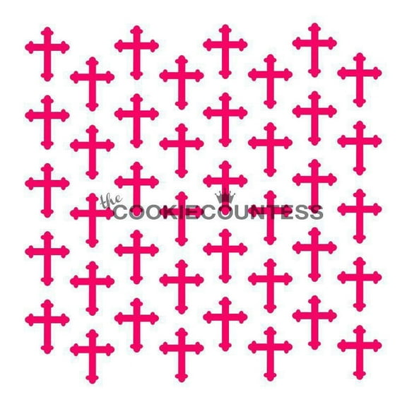CROSSES STENCIL