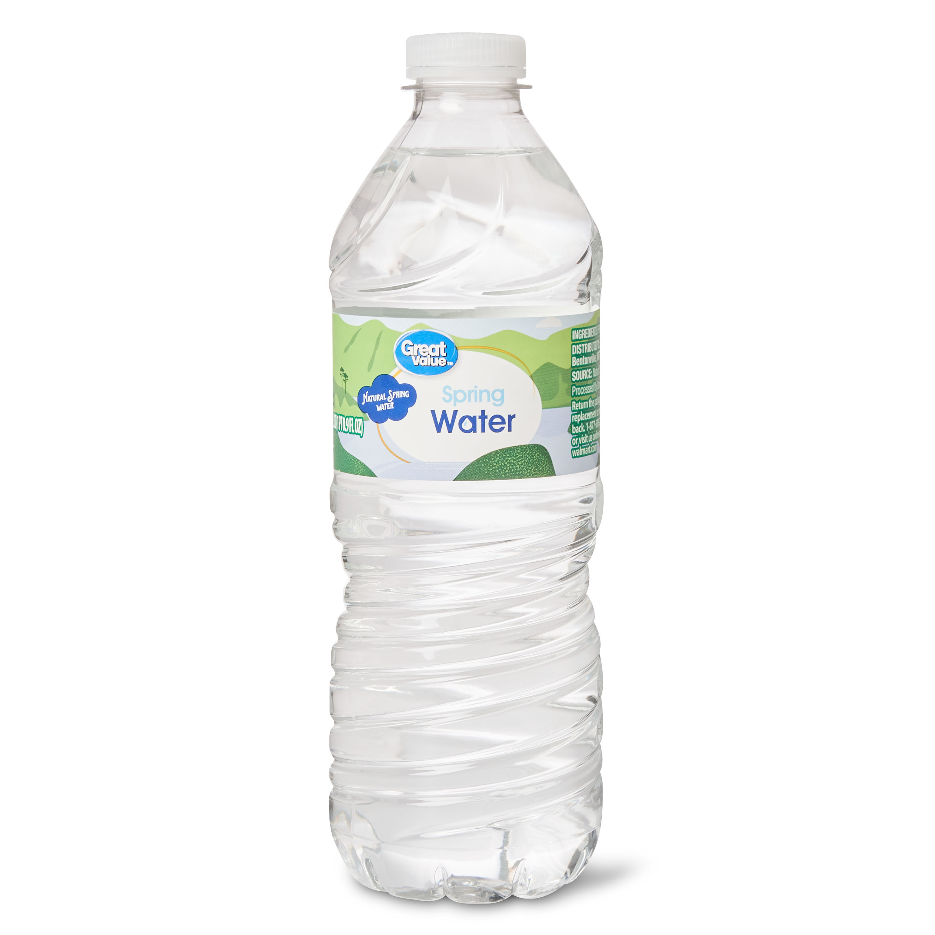 Great Value Spring Water, 16.9 Fl Oz, 32 Count Bottles - Walmart.com