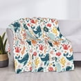 thumbnail image 3 of Uemuo Sea Life 1 Printed Throw Blanket for Couch, Fluffy Fuzzy Blankets for Bed, Sofa, Cozy Flannel Faux Fur Blanket-60"x50", 3 of 6