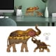 thumbnail image 5 of Estatua de elefante, diseo multicapa, seguro, duradero, detalles exquisitos, figura de elefante para dormitorio ANGGREK AH3115, 5 of 8