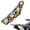 Aesthetic Daisy Floral, variant on Yspwyqan Non-Slip Seat Cover for Dirt Bike Compatible with Motocross Enduro, Electric Dirt Bikes, Gripper Wear Resistant Faux PU Leather Motorcycle Cushion Cover