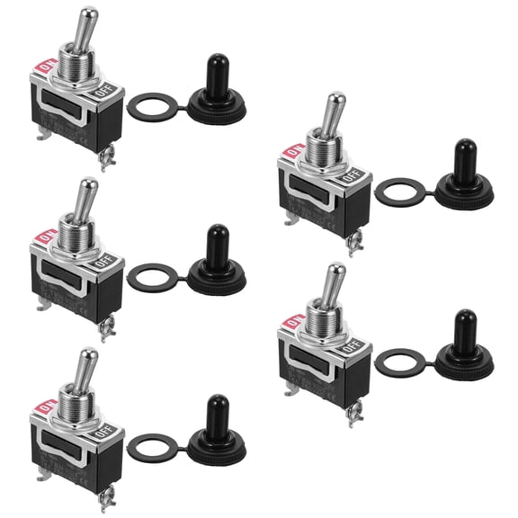 OUNONA 5 Pcs Dustproof Toggle Switch Cap Cover For Industrial Equipment And Outdoor Use