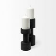 thumbnail image 3 of Mercana Bolton I 3.9L X 3.9W X 10.6H Black Metal Table Candle Holders, 3 of 7