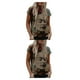 thumbnail image 4 of Qarigey Camiseta de pintura al óleo para mujer, blusa de manga corta con estampado gráfico, cuello , camisa divertida, ropa de moda, sudadera OFSAS-00881 4XL 2Conjunto, 4 of 6
