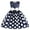 A-Navy, variant on mgoYE Girls Party Dresses Size 10-13 Toddler Evening Dresses Flower Girls Wedding formal Party Midi Dress(Pink,1-2 Years)