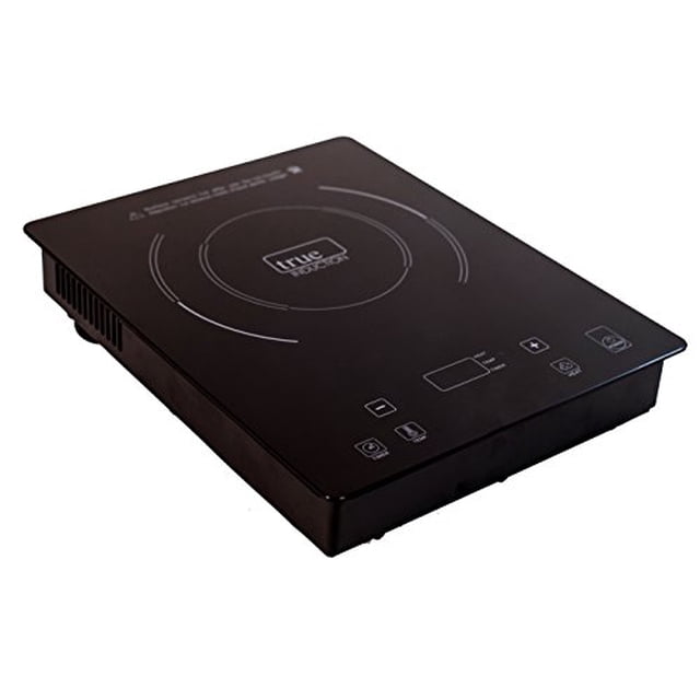 True Induction TI-1B Single Burner Counter Inset Energy Efficient Induction Cooktop, Black