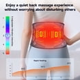 thumbnail image 3 of ALLJOY Cordless Heating Pad for Back, 60" Lower Back Massager, Heated Back Support Brace with 3 Heating Levels and 5 Vibration Modes, 3 of 10