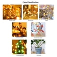 thumbnail image 4 of Baohd Christmas LED Light String Home Office Hotel Holiday Glowing Lamp String Ornament Rainbow, 4 of 6