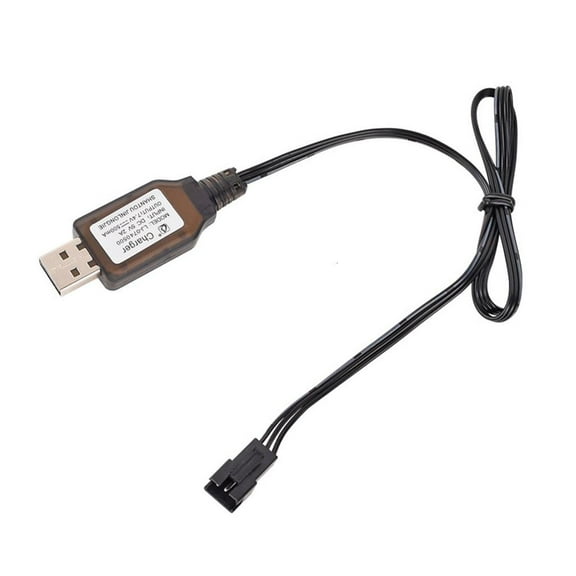 lanema 7.4V 3Pin Plug Battery Charging Cable with Shortcircuit Protections for Remote Controlled Watch Twist Car