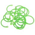 thumbnail image 1 of 16 Piezas Clips de Plástico Sunnimix anillos de encuadernación verde, 1 of 8