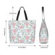 thumbnail image 5 of Balery Cute Rabbit And Heart Bolsa Tote Estilo Estético con Cremalleras, Bolsa de Hombro, Bolsa de Compras Grande y Plegable, 5 of 8