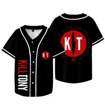 Kill Tony Logo Merch Baseball Jacket Tee Summer Women Men Fashion Short Sleeve V-neck T-Shirts
