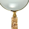thumbnail image 4 of Creative Co-Op Brass Magnifying Glass with Mother of Pearl Handle, Gold, 4 of 5