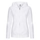 thumbnail image 1 of Fruit Of The Loom - Chaquetilla entallada con capucha para mujer (Blanco), 1 of 2